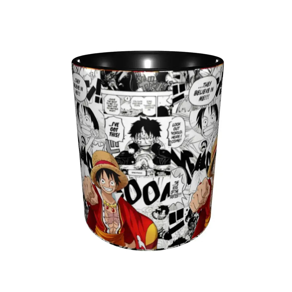 Kid's Luffy One Piece Mug: Cartoon Anime Water Cup Gift (ONLINE ORDER ONLY)