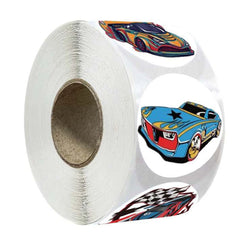 100-500pcs Car Toy Cars and Vehicles Shaped Sticker Decoration Gift Box Sticker Label Stationery Sticker 2.5cm/1inch (ONLINE ORDER ONLY)