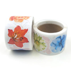 150pcs/roll Flower Stickers Laptop Guitar Skateboard Sticker Kid DIY Graffiti Waterproof Stickers Toy Stationery Stickers (ONLINE ORDER ONLY)