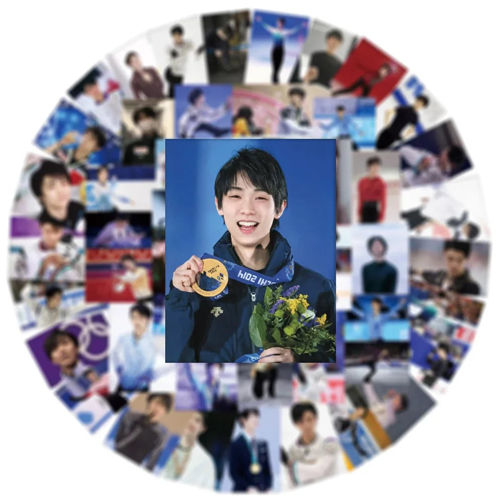 Yuzuru Hanyu Figure Skating Stickers 20/40/70PCS for Phone Laptop Luggage Skateboard (Online Order Only)