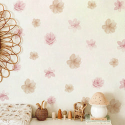 Boho Cartoon Flower Wall Stickers Nursery Decals Kids Room Decor (Online Order Only)