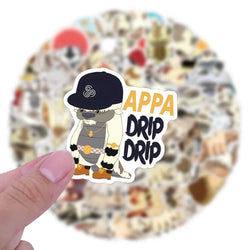 10/30/50/110PCS Avatar:The Last Airbender Stickers Cute Appa Graffiti Cartoon Animal Sticker Laptop Guitar Car Bike Decals Toy (ONLINE ORDER ONLY)