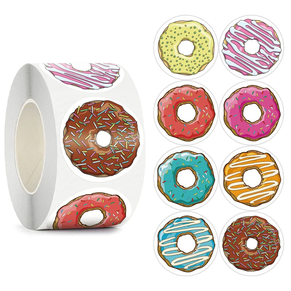 500pcs/roll Animal Cartoon Stickers Kids Toy Stickers Various Cute Design Patterns School Teacher Reward Stationery Stickers (ONLINE ORDER ONLY)