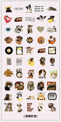50pcs/lot Korean ins Scrapbook Stickers Life Projector Series Art Craft Sticker Decorative Diary Planner Cute Stationery Sticker (ONLINE ORDER ONLY)