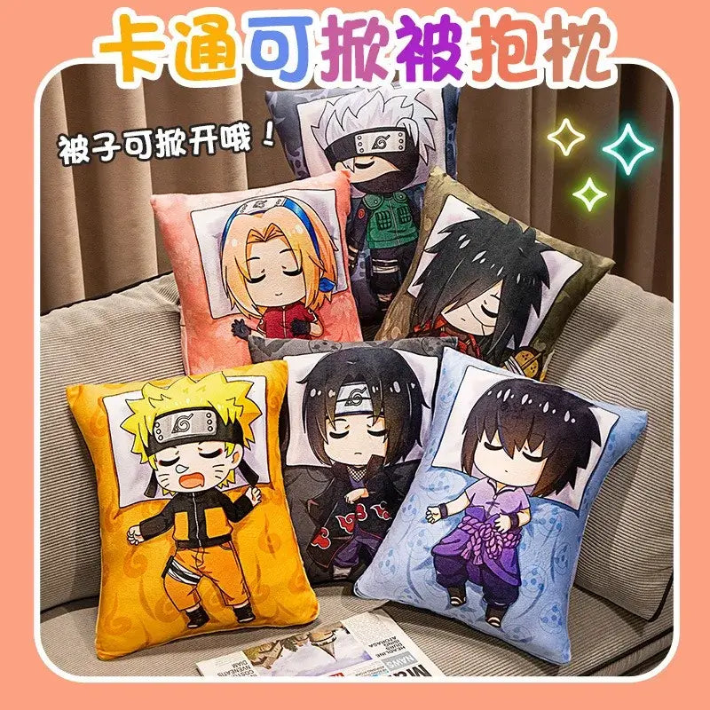 Naruto Anime Plush Pillow: Kakashi & Naruto Soft Doll Toy (ONLINE ORDER ONLY)