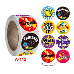 100-500PCS  Children's Stickers New Cartoon Rolling Packaging Stickers Photocard Decor Labels for Kids Package  home made (Online Order Only)