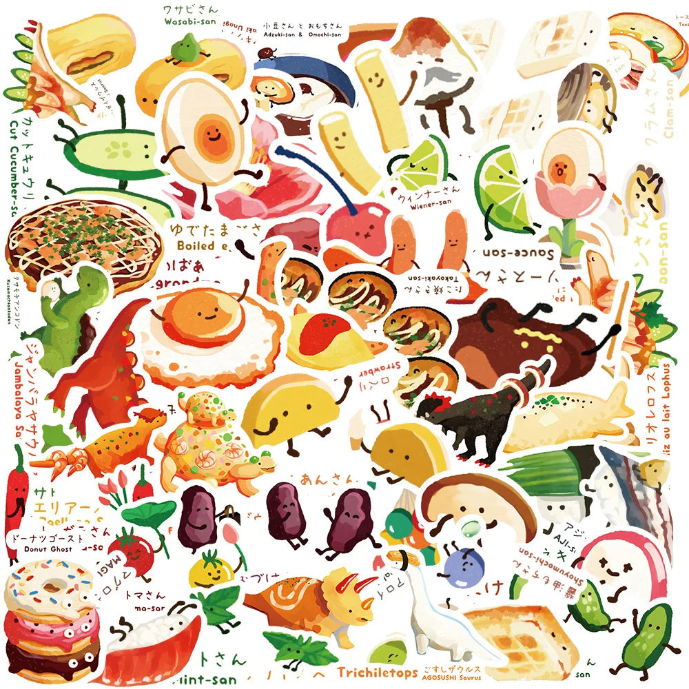 Dinosaur Cartoon Stickers Pack for Kids - Laptop, Bike, Skateboard, Scrapbook (Online Order Only)