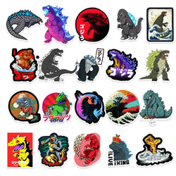 50pcs Godzilla Monster Graffiti Sticker Car Mobile Phone Water Cup Decoration Waterproof Sticker (Online Order Only)