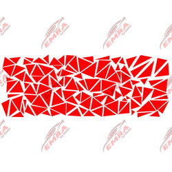 Triangle Car Sticker Decoration Side External Accessories Camouflage Kit Wrap Camo Tuning Styling Waterproof Vinyl Decals (ONLINE ORDER ONLY)