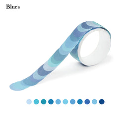 100PCs/Roll Masking Washi Tape Mushroom Butterfly Flower Adhesive Tape Stationery Decoration DIY Scrapbooking Sticker Label (ONLINE ORDER ONLY)