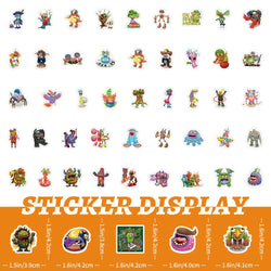 10/30/50/100pcs Game My Singing Monster Anime Stickers Decals Laptop Phone Notebook Guitar Skateboard Cool Waterproof Sticker (ONLINE ORDER ONLY)