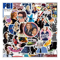 10/50Pcs Crime Thriller TV Series The X-Files Stickers For Pack On Laptop Car Guitar Book Luggage Decoration Diary Pegatina (ONLINE ORDER ONLY)