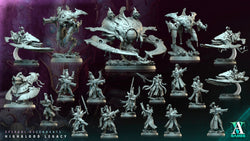 3D Printed Archvillain Games Highblood Artillery Sylvari Ascendants Highblood Legacy Archvillain Society Vol XXXV 28 32mm D&D (Online Only)