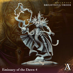 3D Printed Archvillain Games Emissary of the Dawn Solstice Ray of Sol Myr 28 32mm D&D (Online Only)