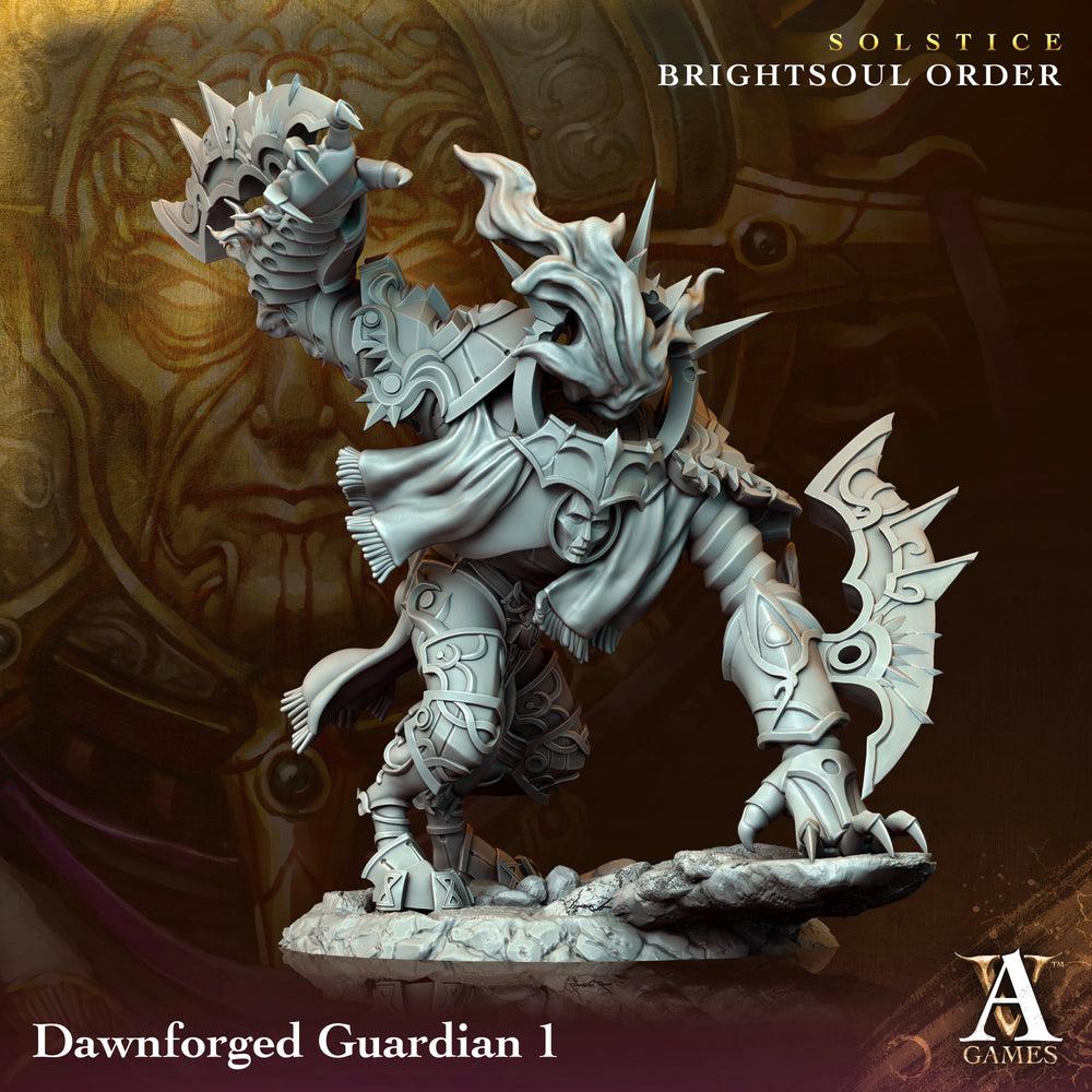 3D Printed Archvillain Games Dawnforged Guardian Solstice Ray of Sol Myr (Online Only)