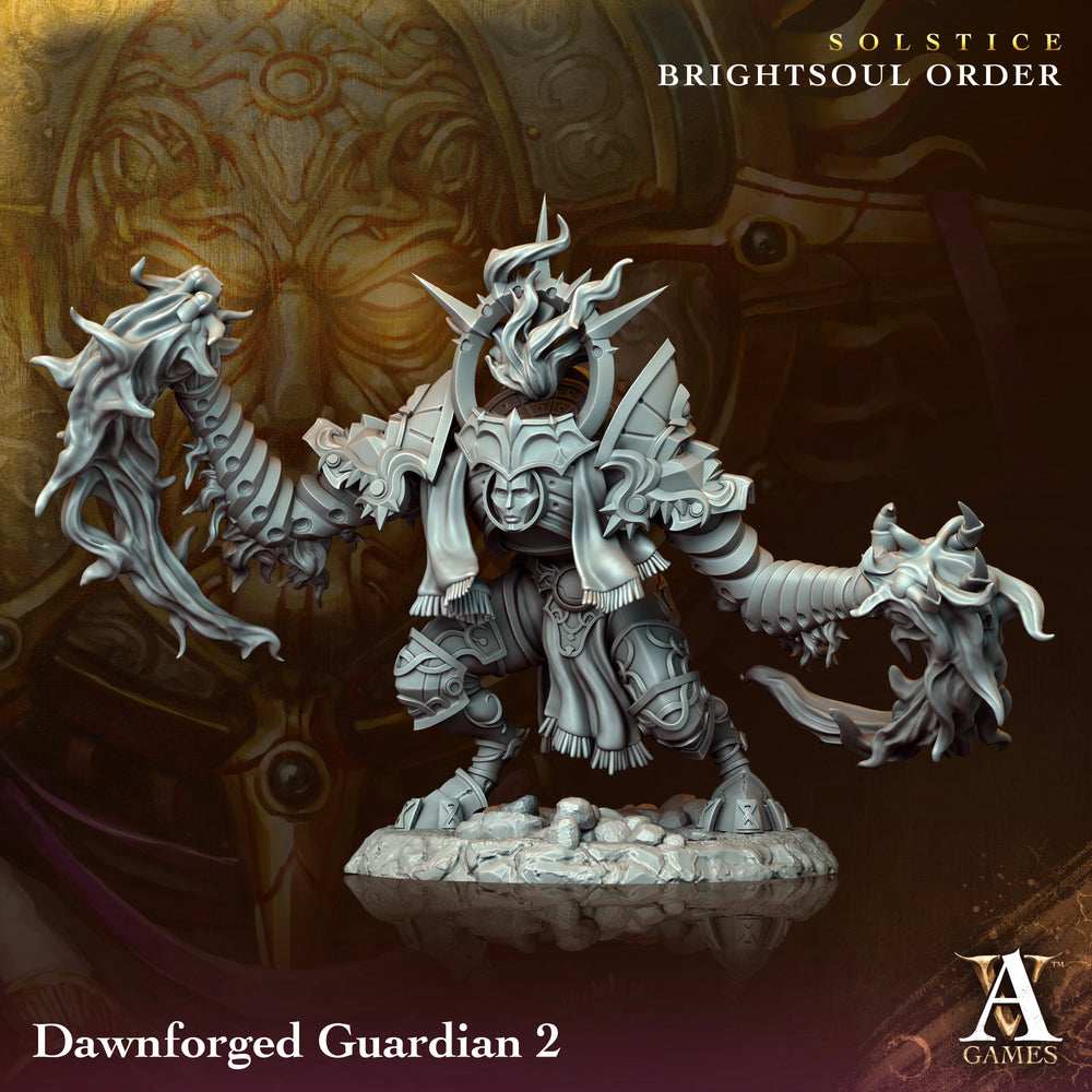 3D Printed Archvillain Games Dawnforged Guardian Solstice Ray of Sol Myr (Online Only)