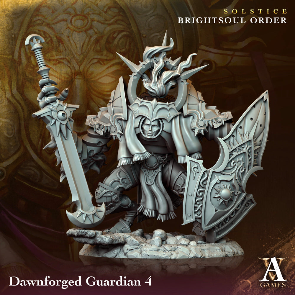 3D Printed Archvillain Games Dawnforged Guardian Solstice Ray of Sol Myr (Online Only)