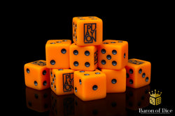 Play On Tabletop | Official Dice Series | Orange (ONLINE ORDER ONLY)