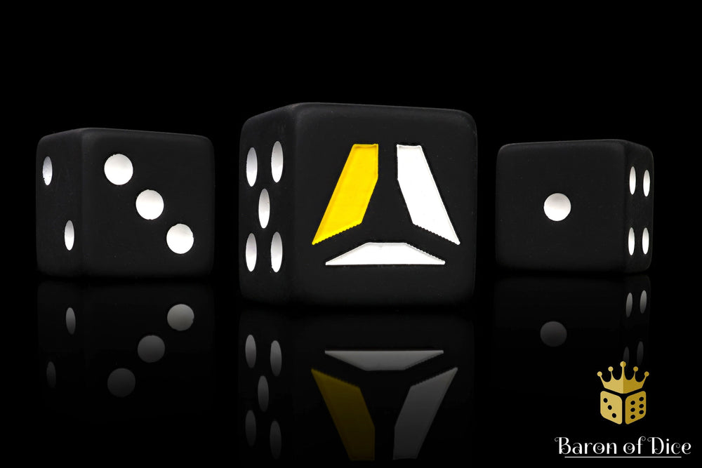 AlphaCast Official Dice - Black (ONLINE ORDER ONLY)