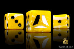 AlphaCast Official Dice - Yellow (ONLINE ORDER ONLY)