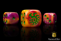 Alien Dice - Orange & Green (ONLINE ORDER ONLY)