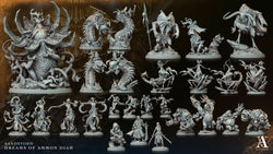 3D Printed Archvillain Games Iq Najaq Sandstorm Dreams of Ammon Diah 28 32mm D&D (Online Only)
