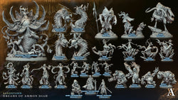 3D Printed Archvillain Games Aswadum Riders Sandstorm Dreams of Ammon Diah 28 32mm D&D (Online Only)