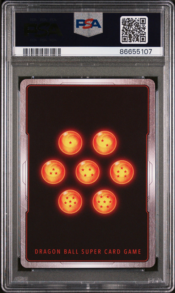 2022 DRAGON BALL SUPER REALM OF THE GODS 7 SSG GOKU, DVN RSTRNT #P-362 - PSA 10 (Online Order Only)