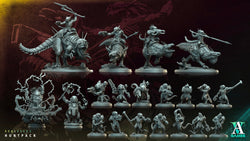 3D Printed Archvillain Games Scaleteller Scaleclad Huntpack 28 32mm D&D (Online Only)