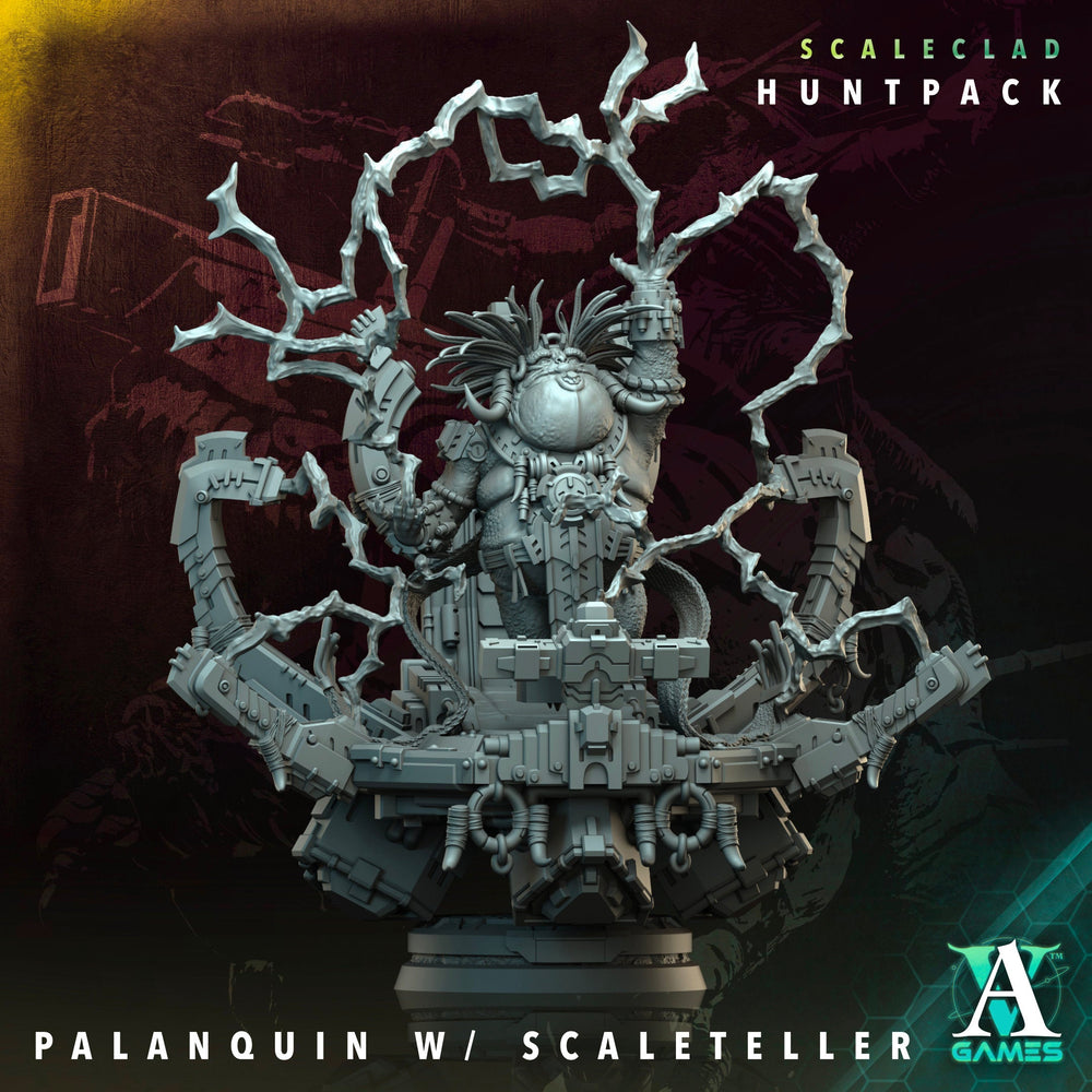 3D Printed Archvillain Games Palanquin Scaleteller Scaleclad Huntpack 28 32mm D&D (Online Only)