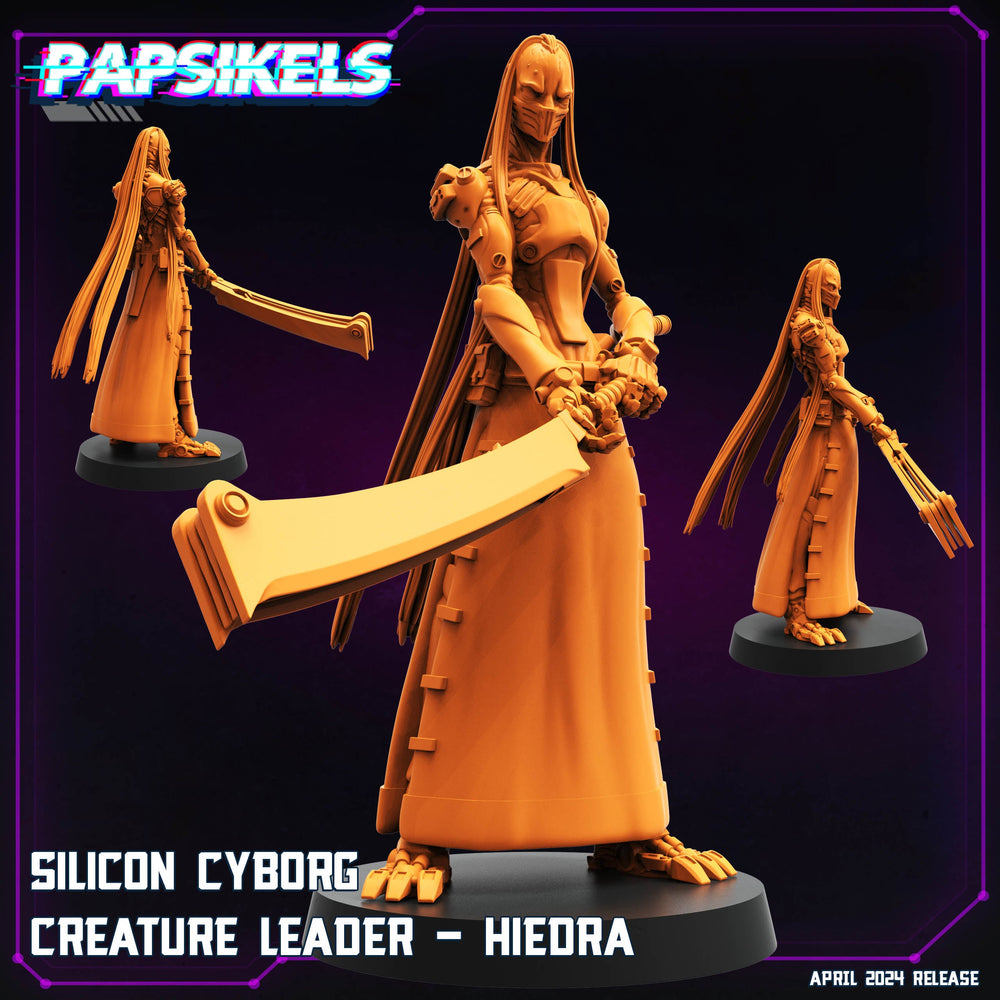 3D Printed Papsikels Silicon Cyborg Creature Set 28mm 32mm (Online Only)