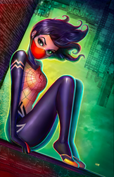 [Signed by Nathan Szerdy] EDGE OF SPIDER-VERSE #1 UNKNOWN COMICS NATHAN SZERDY EXCLUSIVE VIRGIN VAR [IN STOCK] (ONLINE ORDER ONLY)