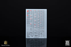 Latin Scripture | Waterslide Decals | Baron of Dice x Scumb4g Kustoms (ONLINE ORDER ONLY)