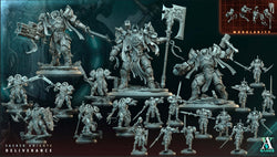 3D Printed Archvillain Games Bastion of Light Sacral Knights Deliverance 28 32mm D&D (Online Only)