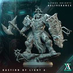 3D Printed Archvillain Games Bastion of Light Sacral Knights Deliverance 28 32mm D&D (Online Only)