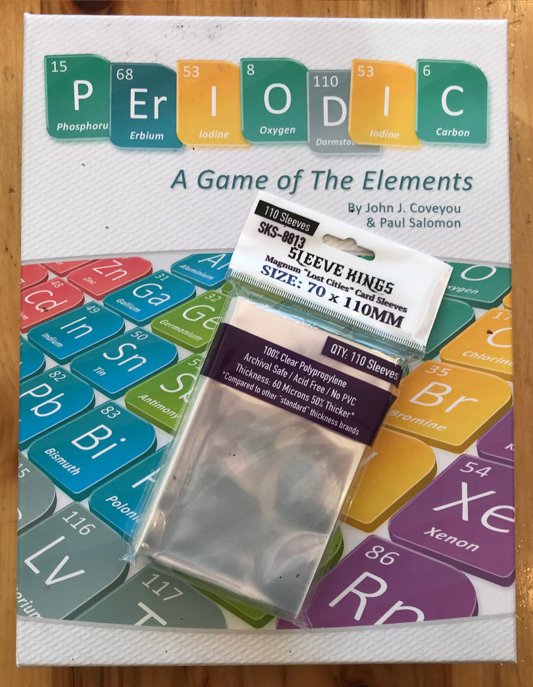 "Periodic: A Game Of The Elements" Compatible Sleeve Bundle (8810 X 1 + 8813 x 1)  (ONLINE ORDER ONLY)