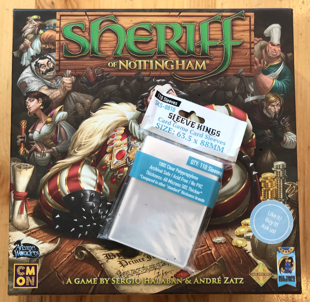 "Sheriff of Nottingham" + Expansion Compatible Sleeve Bundle (8810 X 3) (ONLINE ORDER ONLY)
