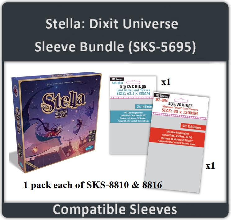 "Stella: Dixit Universe" Compatible Card Sleeve Bundle (8810 X 1 + 8816 X 1) (ONLINE ORDER ONLY)