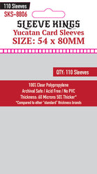 "Yucatan" Card Sleeves (54x80mm) 110 Pack, 60 Micron, SKS-8806