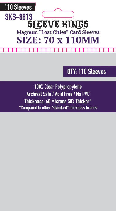 Sleeve Kings: 70x110mm Sleves