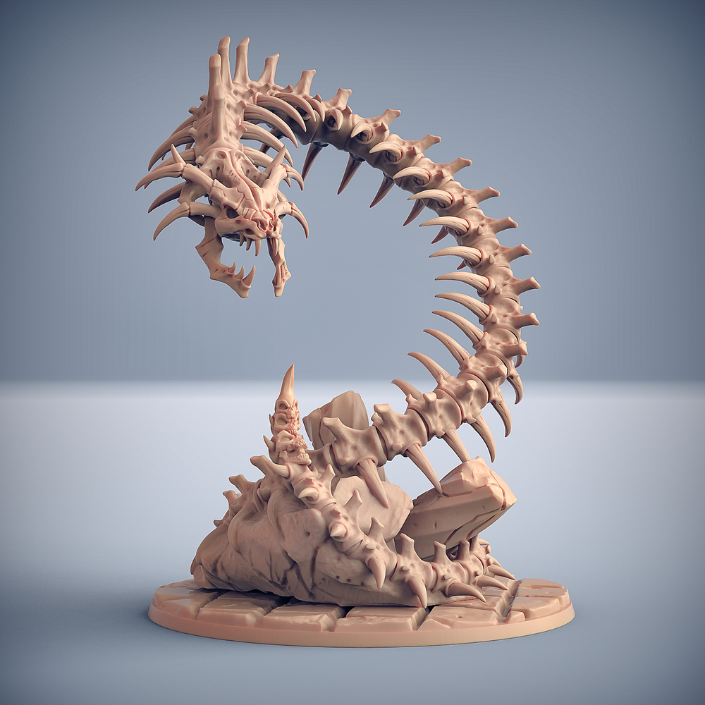 3D Printed Artisan Guild Maneater Skullnaga Maneaters Nagarots 28mm 32mm (Online Only)