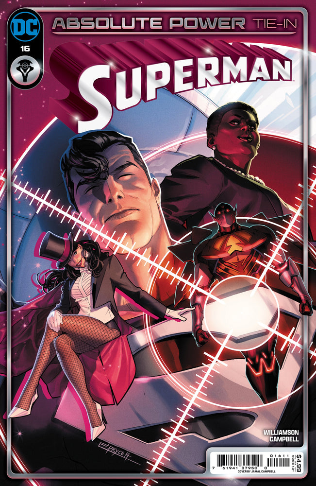 Superman #16 A Jamal Campbell Joshua Williamson (Absolute Power) (07/17/2024) Dc (ONLINE ORDER ONLY)