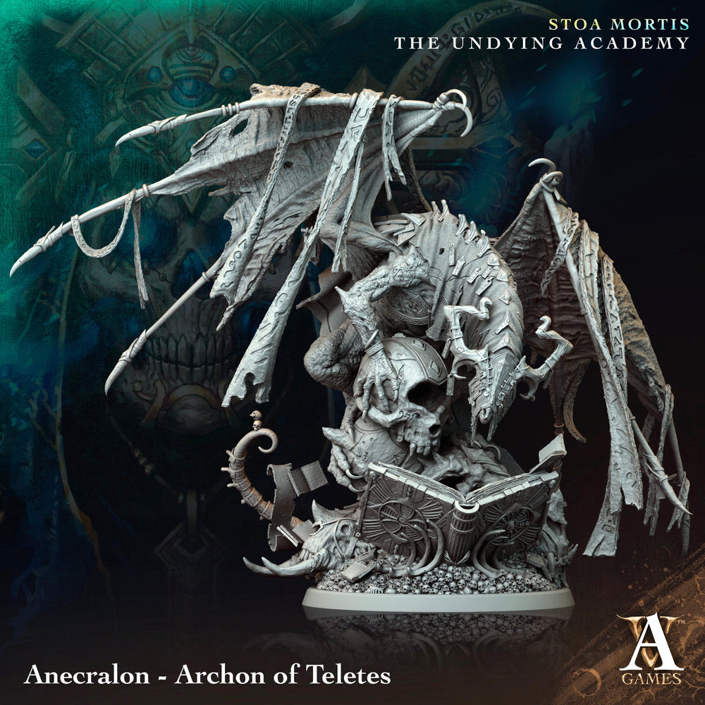 3D Printed Archvillain Games Anecralon Archon of Teletes Stoa Mortis The Undying Academy 28 32mm D&D (Online Only)