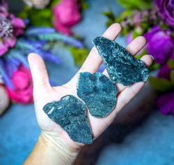 Specular Hematite Slabs, Specularite Shimmers and Sparkles! (ONLINE ORDER ONLY)