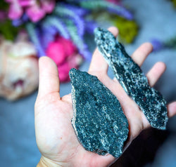 Specular Hematite Slabs, Specularite Shimmers and Sparkles! (ONLINE ORDER ONLY)