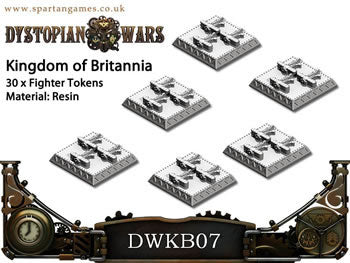 SPGDWKB07 Britannia Fighter Tokens by Spartan Games (ONLINE ORDER ONLY)