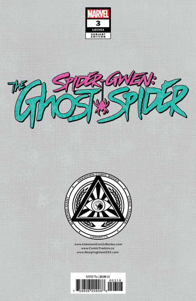 Spider-Gwen: The Ghost-Spider #3 Unknown Comics Ejikure Virgin Exclusive Var (07/31/2024) (Online Order Only)