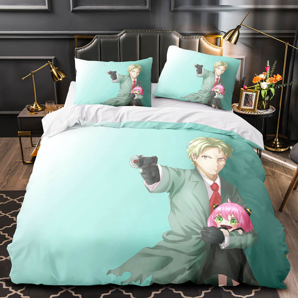 Anime SPY×FAMILY Bedding Set Kids Quilt Cover Without Filler (Online Order Only)