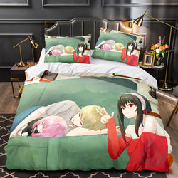 Anime SPY×FAMILY Bedding Set Kids Quilt Cover Without Filler (Online Order Only)