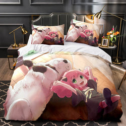 Anime SPY×FAMILY Bedding Set Kids Quilt Cover Without Filler (Online Order Only)